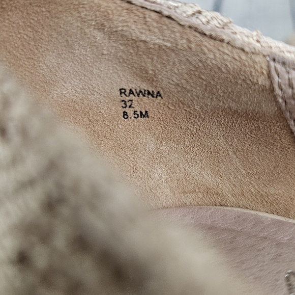 LISA for DONALD J. PLINER | Rawna lace overlay stacked heel shoes - Picture 11 of 11